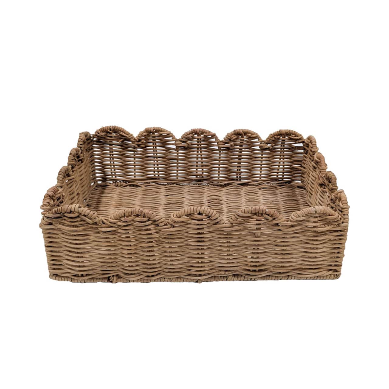 Scallop Rattan Tray by Ashland®